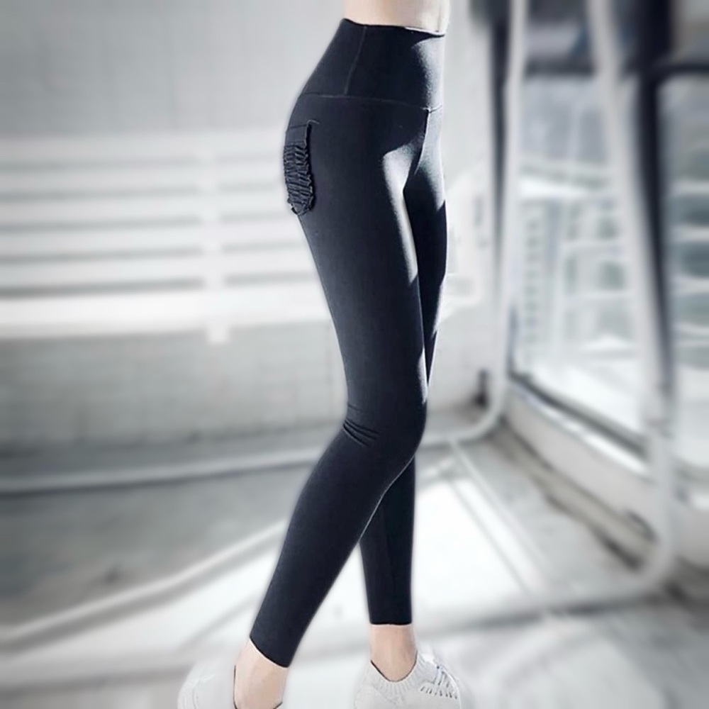 Cute Booty Lounge Style Ruched Back/Butt Pocket Leggings